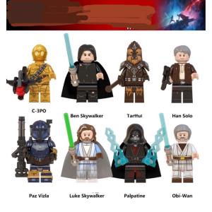 スターウォーズ　パルパティーン議長　C-3PO パルヴィズラ　ミニフィグ　8体セット　レゴ互換