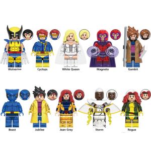 X-MEN マグニート  他　ミニフィグ  10体セット　レゴ互換｜きらっとフィギュア