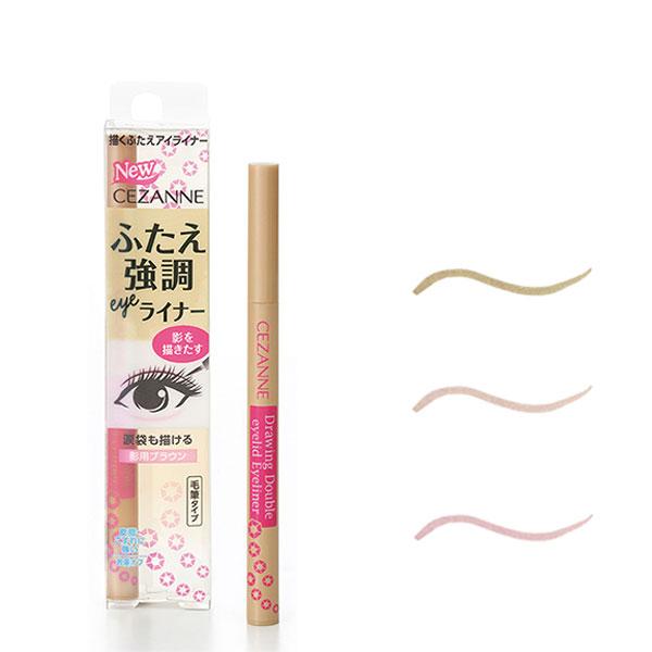 【ポイント5倍】セザンヌ 描くふたえアイライナー CEZANNE メール便1通3個 ギフト可 put...