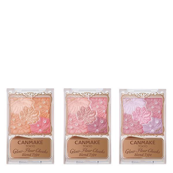 【ポイント5倍】キャンメイク グロウフルールチークス ブレンドタイプ 4色 メール便1通3個 ギフト...
