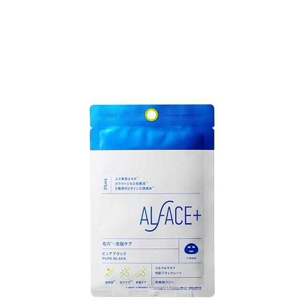【ポイント10倍】オルフェス ピュアブラック1枚透明感 ALFACE+ 正規品 メール便1通3個 ギ...