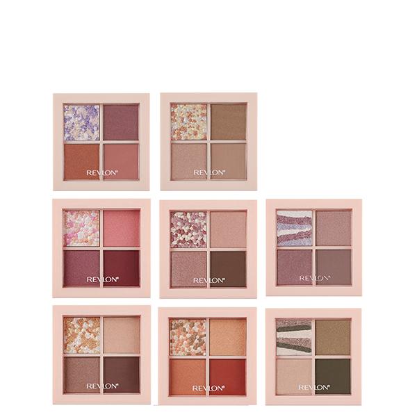 【最大10％クーポン】レブロン ダズル アイシャドウ クアッド マット サテン パール グリッター ...