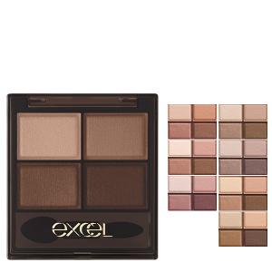 エクセル スキニーリッチシャドウ Ｎ 4色パレット ツヤ感 立体感 密着力 長時間持続 excel 正規品 メール便1通3個 ギフト可