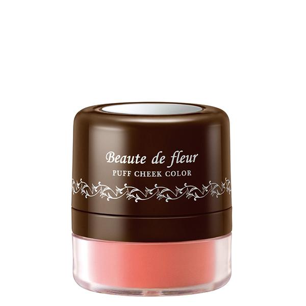 【最大10％クーポン】ボーテ ド フルール パフチークカラー シャイニーコーラル 立体感 血色感 つ...