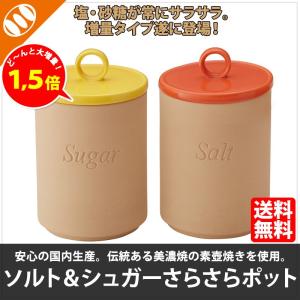 ソルト&amp;シュガーさらさらポット増量タイプ 調味料入れ 調味料容器