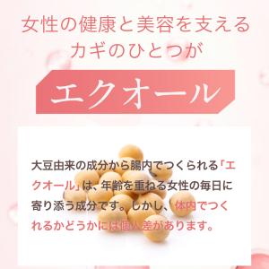 【公式】キレイデエクオール(60粒×2袋)イソ...の詳細画像5