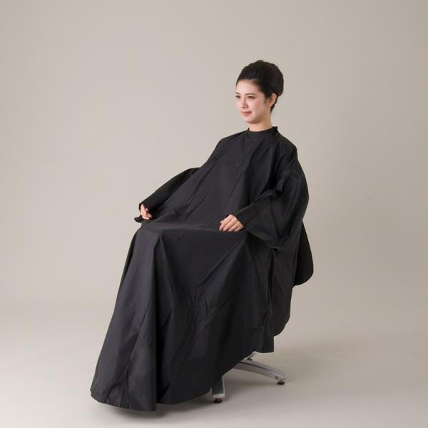 ユニバーサルクロス前丈ロング　ヘアカラーブラック