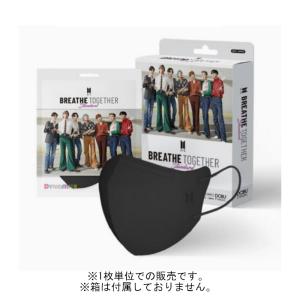 DOBU マスク BTS BREATHE TOGETHER Standard ブラック 1枚 定形外郵便送料無料