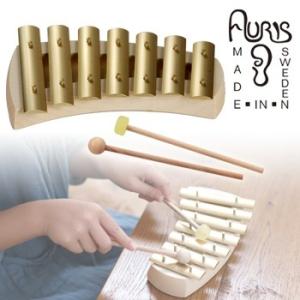 名入れ・ラッピング無料】 鉄琴 おもちゃ 楽器 二段メタルフォン 名