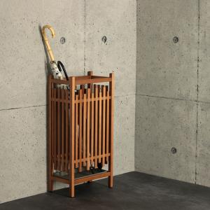 大湊文吉商店 秋田杉 格子傘立 OM-181(...の詳細画像3