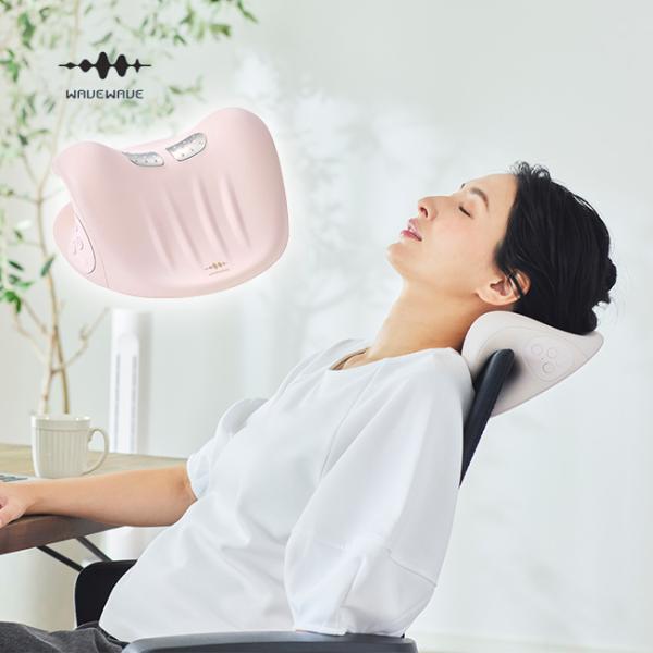 WAVEWAVE NECK REVIVE ネックリバイブ(首 EMS 低周波 温熱 ストレッチャー ...