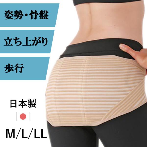 ヘルスパワー ゲルマバランサーバンド GBH(姿勢サポーター ナカイ 日本製 股関節サポーター 腰ベ...