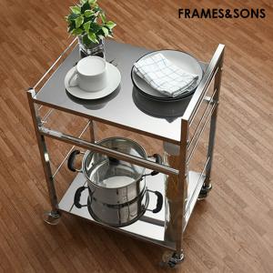 FRAMES&SONS ステン天板キッチンワゴン...の商品画像