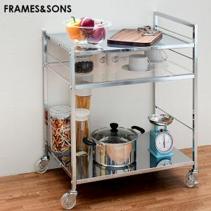 【送料込み】キッチン 作業台 キャスター付き ステンレス ステンレス作業台ワゴン 引出し付き 幅73.5cm 2157-1(作業台