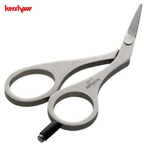 kershaw カーショー ヒゲハサミ 革ケース付 ギフトBOX入り PQ1023(貝印 日本製 髭用 はさみ ハサミ 髭ハサミ 髭はさみ)