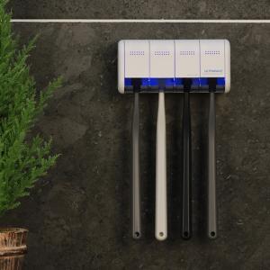 壁掛け 充電式歯ブラシ除菌ホルダー MDK-TS04(歯ブラシ 除菌器 除菌 ケース 歯ブラシ除菌器 ホルダー 携帯 小型 除菌機) 即納