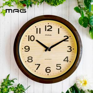 MAG 無線LAN掛時計 直径42cm(大きい 見やすい 壁掛け 時計 Wi-Fi時計
