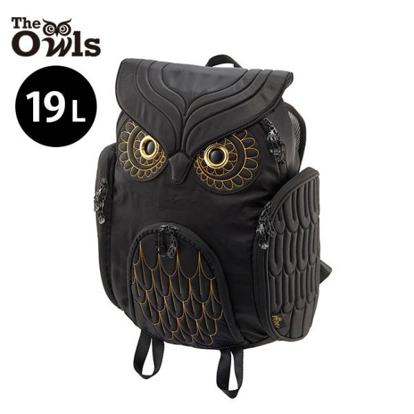 MORN CREATIONS ミミズククラシック バックパック ゴールドエンブロ Lサイズ OW-3...