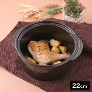 ニュートーセラム鍋 深型 24cm 3L 直火対応型 TSP-131BM-B(両手鍋