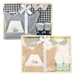 IKUJIKOBO 育児工房 スタイ・ラトルギフトセット No.383709(出産祝い