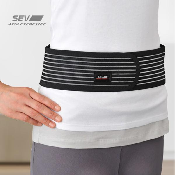 セブスポーツ SEV HP ウエストベルト(腰用ベルト 黒 ブラック メッシュ 素材 腰ベルト 腰サ...