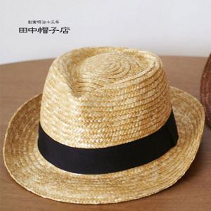 石田製帽 細麦 ストローハット キャノチエ 424(レディース 夏 カンカン