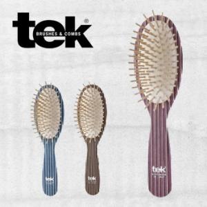 tek テックブラシ スクエアグランデ ナチュラル TEK102103NR(木製ピン