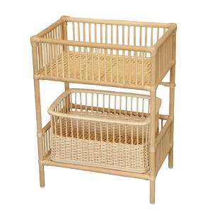 ツルヤ商店 籐バスケット maru S(籐 ラタン カゴ バスケット 収納かご