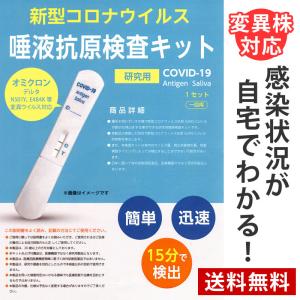 検査キット コロナ 検査 抗原検査 唾液検査 PCR検査キット 自宅でわかる 簡単 c567 ネコポス送料無料 返品交換不可