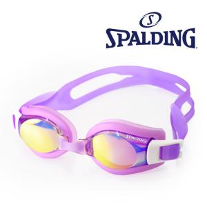 スイムゴーグル ミラーレンズ ゴーグル 水泳 SPALDING