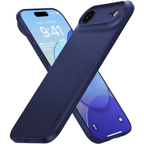 「memumi」0.3mm極薄ケース iPhone Air用のケース マット質感 オリジナル設計 指...