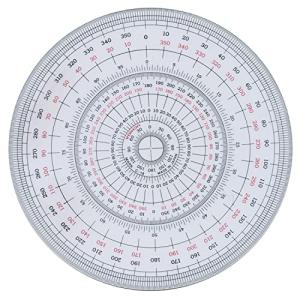 ウチダ 全円分度器 18cm 1-822-0002｜kirelab-net