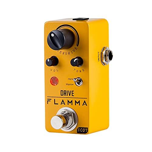 FLAMMA FC07 オーバードライブ エフェクト ペダル ミニ エレキギター ペダル ポータブル...