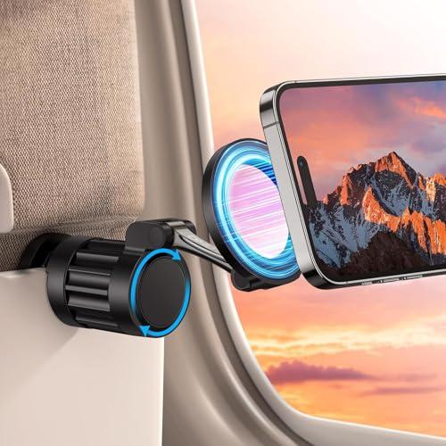 MagSafe対応 OMOTON 飛行機 スマホスタンド： 旅行用 スマホホルダー 携帯 ホルダー ...