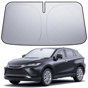 6層断熱素材 Lamicall トヨタ ハリアー 80系 フロントガラス サンシェード: 車サンシェード 日除け 車 クルマ フロントサンシェー｜kirelab-net