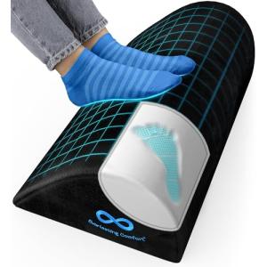 Everlasting Comfort エバーラスティング・コンフォート] オフィス用フットレスト・足台・デスク用 足置き 洗えるカバー付き足乗｜kirelab-net