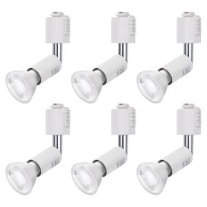 DiCUNO ダクトレール用スポットライト E11口金 LED電球付き ライティングバー用スポットライト 6W 60Wハロゲン電球相当 LEDス｜kirelab-net