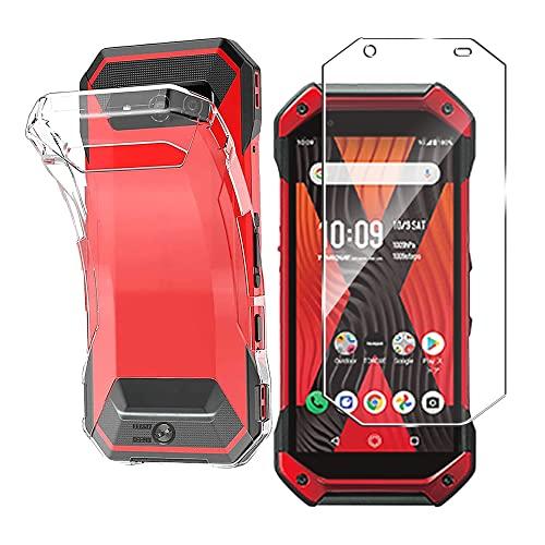 Awubaige 1枚セット TORQUE 5G KYG01 用の ガラスフィルム + TORQUE...