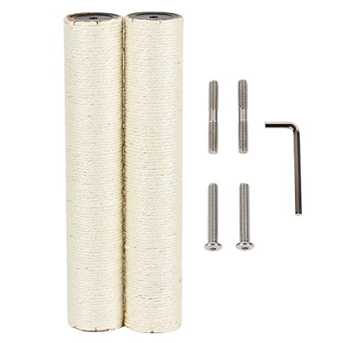 ECCIBOUN 直径7.4cm キャットタワー ポール 用 支柱 替え 麻柱 麻 猫 爪とぎ 猫タ...