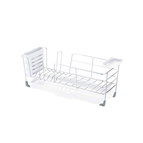リッチェル シリコーン 水切りラック ホワイト シェリー ワイヤー水切りセットS 縦横兼用 抗菌加工