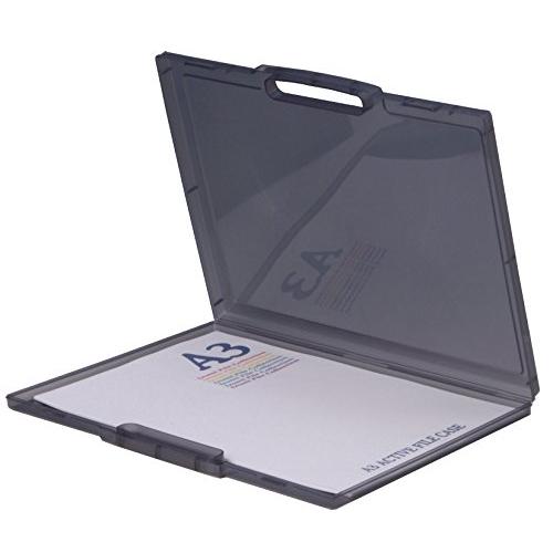 和泉化成 書類収納 A3アクティブファイルケース35型 スモーク 4303S