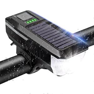 自転車ライト ソーラー充電 ロードバイクライト IPX-5防水 自転車用 らいと クロスバイクライト バイクライト 自転車ヘッドライト USB｜kirelab-net