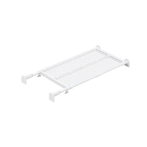 パークレーン 突っ張り棚 強力ワイドタイプ メッシュ ホワイト 耐荷重55~45kg 幅72~112...