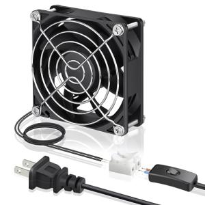 GDSTIME 80mm x 25mm 100V 110V 115V 120V 220V 240V AC EC 換気扇 冷却ファン、換気排気プロ｜kirelab-net