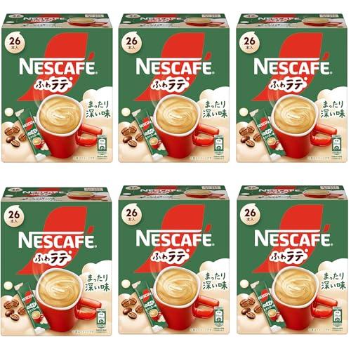 ネスカフェ ふわラテ まったり深い味 26P×6箱スティックコーヒー カフェラテ個包装