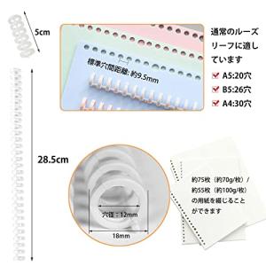 EUSTACE 10個セット 6穴 30穴 ル...の詳細画像1