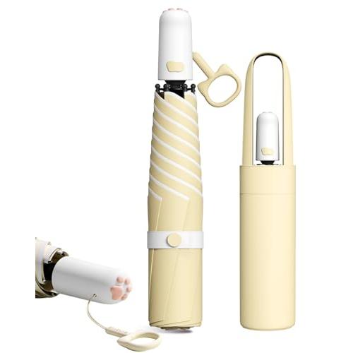 折りたたみ傘 猫の肉球傘 日傘 UVカット 100 遮光 折り畳み 日傘兼用雨傘 ワンタッチ自動開閉...