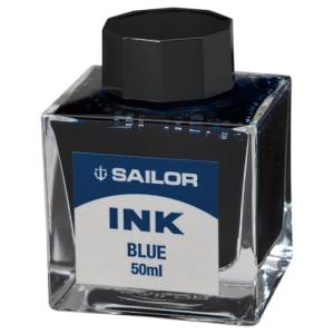 セーラー万年筆 万年筆 染料ボトルインク 50ml ブルー 13-1007-240｜kirelab-net