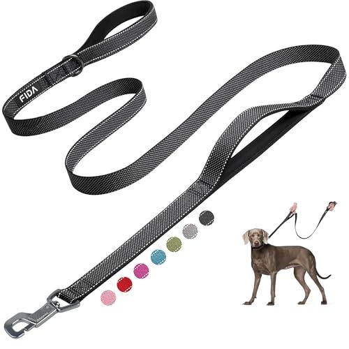 Fida リード 犬用 ロングリード 持ち手2個 柔らかいパッド付き 小型犬 中型犬 大型犬 ペット...