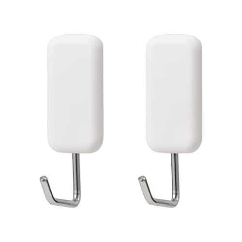 レック(LEC) 強力マグネットツールフックワイド 2個入 最大保持荷重:2kg ホワイト H004...